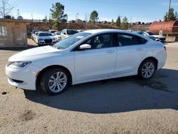 Salvage cars for sale at Gaston, SC auction: 2016 Chrysler 200 Limited