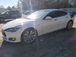 Salvage cars for sale at Knightdale, NC auction: 2014 Tesla Model S