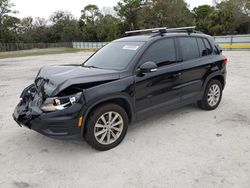 Salvage cars for sale at Fort Pierce, FL auction: 2017 Volkswagen Tiguan S