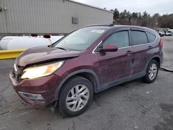 Salvage cars for sale from Copart Exeter, RI: 2015 Honda CR-V EX