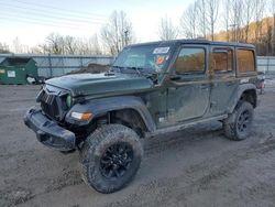 Jeep salvage cars for sale: 2021 Jeep Wrangler Unlimited Sport