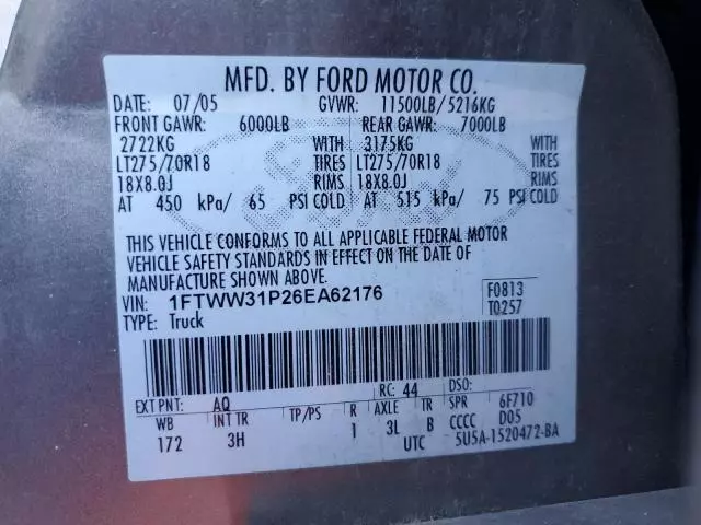 2006 Ford F350 SRW Super Duty