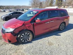 Salvage cars for sale at Concord, NC auction: 2022 Honda Odyssey EXL