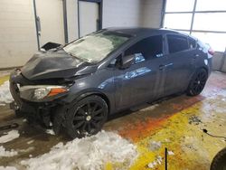 Salvage cars for sale at Indianapolis, IN auction: 2016 KIA Forte LX