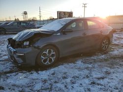 Salvage cars for sale at Chicago Heights, IL auction: 2021 KIA Forte FE