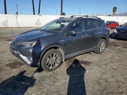 Salvage cars for sale at Van Nuys, CA auction: 2016 Toyota Rav4 HV Limited