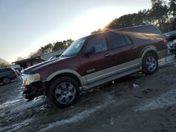 Salvage cars for sale from Copart Seaford, DE: 2007 Ford Expedition EL Eddie Bauer