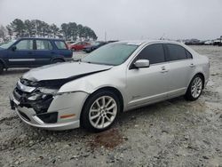 Salvage cars for sale at Loganville, GA auction: 2011 Ford Fusion Hybrid