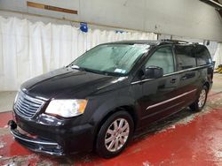 Salvage cars for sale at Angola, NY auction: 2015 Chrysler Town & Country Touring