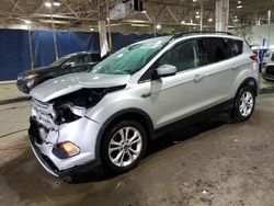 Salvage cars for sale at Woodhaven, MI auction: 2018 Ford Escape SE