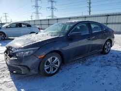 Honda salvage cars for sale: 2016 Honda Civic LX