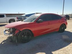 Salvage cars for sale at Andrews, TX auction: 2023 Honda Civic Sport