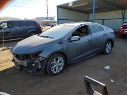 Salvage cars for sale at Colorado Springs, CO auction: 2017 Chevrolet Volt Premier