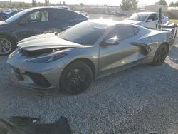 Salvage cars for sale at Mentone, CA auction: 2024 Chevrolet Corvette Stingray 2LT