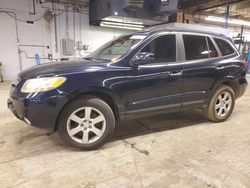 Salvage cars for sale from Copart Wheeling, IL: 2007 Hyundai Santa FE SE