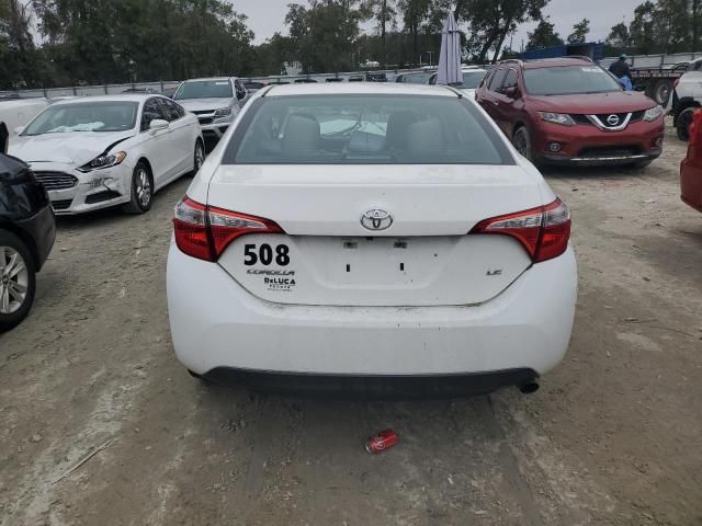 2016 Toyota Corolla L