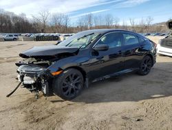 Salvage cars for sale at Marlboro, NY auction: 2020 Honda Civic Sport