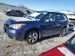 Salvage cars for sale at Albany, NY auction: 2014 Subaru Forester 2.5I