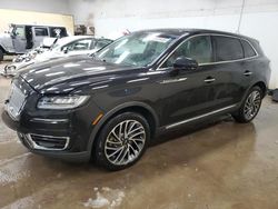 Lincoln Nautilus salvage cars for sale: 2019 Lincoln Nautilus Reserve