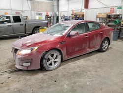 Salvage cars for sale at Mcfarland, WI auction: 2015 KIA Optima LX