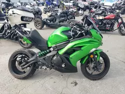 Salvage motorcycles for sale at Sun Valley, CA auction: 2015 Kawasaki EX650 E