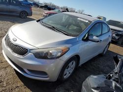 Salvage cars for sale at Kansas City, KS auction: 2015 KIA Forte LX