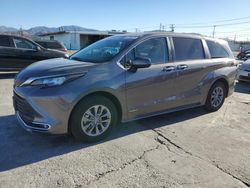 Salvage cars for sale from Copart Sun Valley, CA: 2021 Toyota Sienna XLE