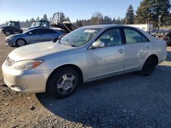 Vehiculos salvage en venta de Copart Graham, WA: 2002 Toyota Camry LE