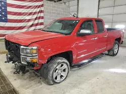 Salvage trucks for sale at Columbia, MO auction: 2014 Chevrolet Silverado K1500 LTZ