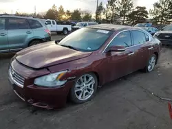 Salvage cars for sale at Denver, CO auction: 2011 Nissan Maxima S