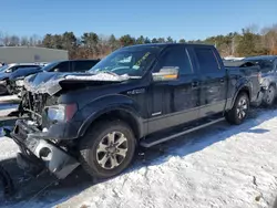 Salvage trucks for sale at Exeter, RI auction: 2012 Ford F150 Supercrew