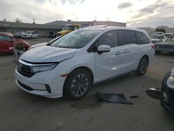 Salvage cars for sale at Martinez, CA auction: 2021 Honda Odyssey EXL