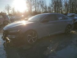 Honda salvage cars for sale: 2022 Honda Accord Sport