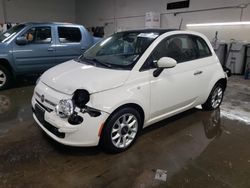 Salvage cars for sale at Elgin, IL auction: 2017 Fiat 500 POP