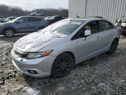 Honda Civic salvage cars for sale: 2012 Honda Civic EX