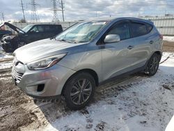 Salvage cars for sale at Elgin, IL auction: 2014 Hyundai Tucson GLS