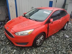 Salvage cars for sale at Mebane, NC auction: 2017 Ford Focus SE