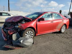 Salvage cars for sale at Van Nuys, CA auction: 2012 Toyota Camry Base