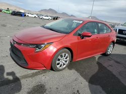 Toyota Corolla le salvage cars for sale: 2020 Toyota Corolla LE