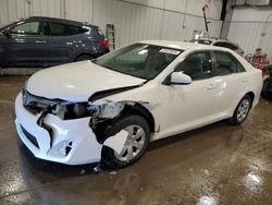 Salvage cars for sale from Copart Franklin, WI: 2012 Toyota Camry Base