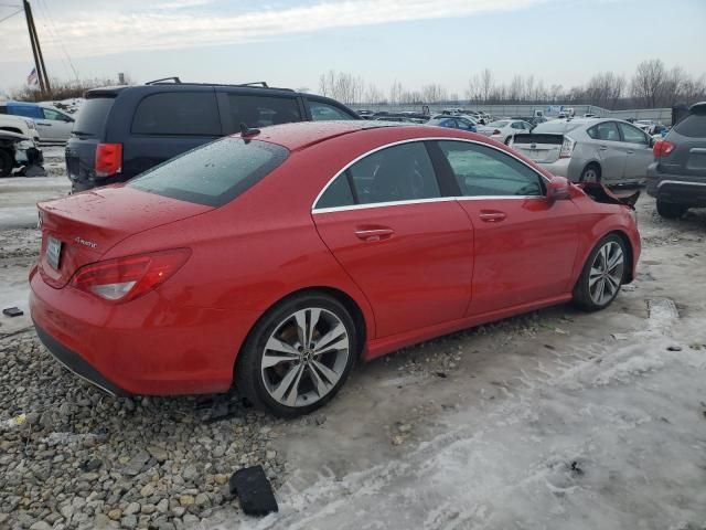 2018 Mercedes-Benz CLA 250 4matic