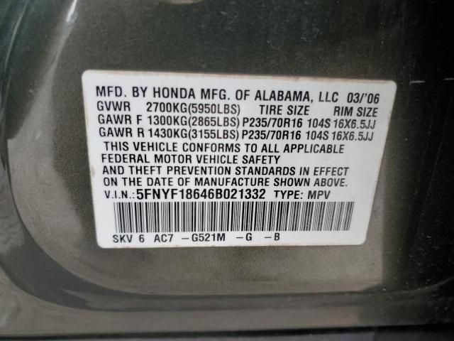 2006 Honda Pilot EX