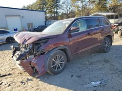 Salvage cars for sale at auction: 2017 Toyota Highlander SE