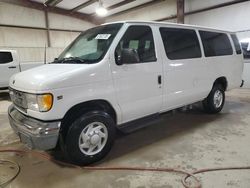 Salvage cars for sale from Copart Haslet, TX: 2002 Ford Econoline E350 Super Duty Wagon