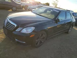 Salvage cars for sale at American Canyon, CA auction: 2013 Mercedes-Benz E 350