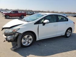 Salvage cars for sale at Fresno, CA auction: 2013 Honda Civic LX