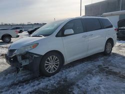 Salvage cars for sale at Fredericksburg, VA auction: 2013 Toyota Sienna XLE