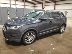 Salvage cars for sale at Pennsburg, PA auction: 2015 Lincoln MKC