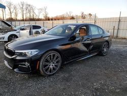 Salvage cars for sale at Spartanburg, SC auction: 2018 BMW 540 I