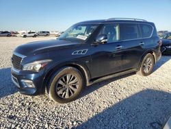 Salvage cars for sale at Taylor, TX auction: 2017 Infiniti QX80 Base